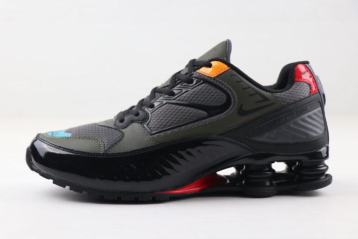 2020 Nike Shox Enigma SP Black Red - Click Image to Close